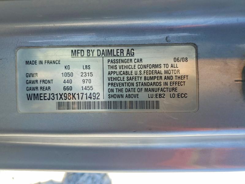 2008 Smart Fortwo Pure