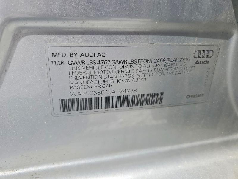 2005 Audi A4 1.8t Quattro