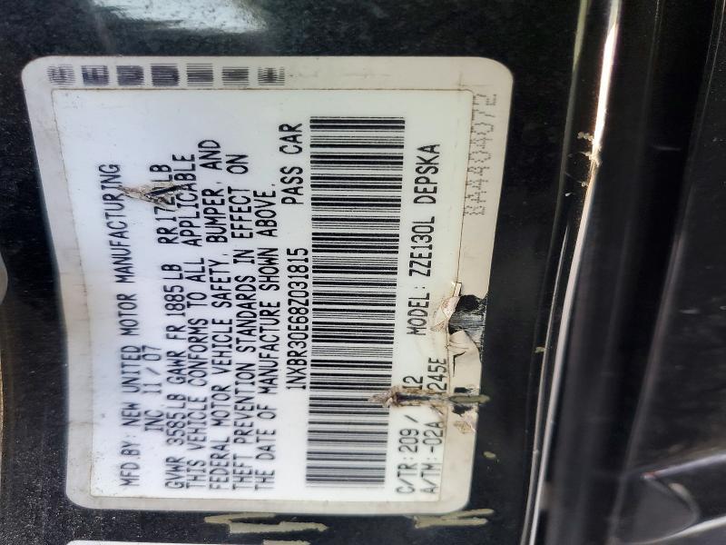 2008 Toyota Corolla s