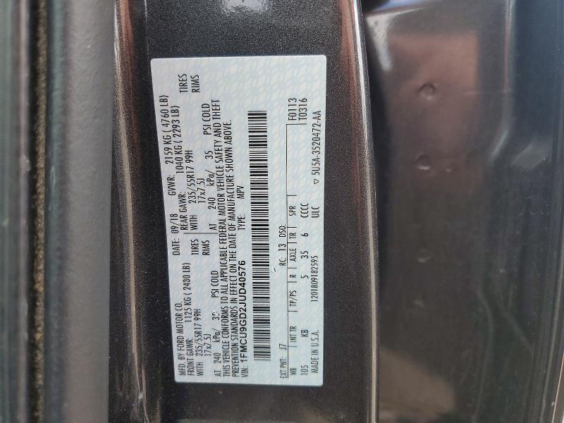 2018 Ford Escape se