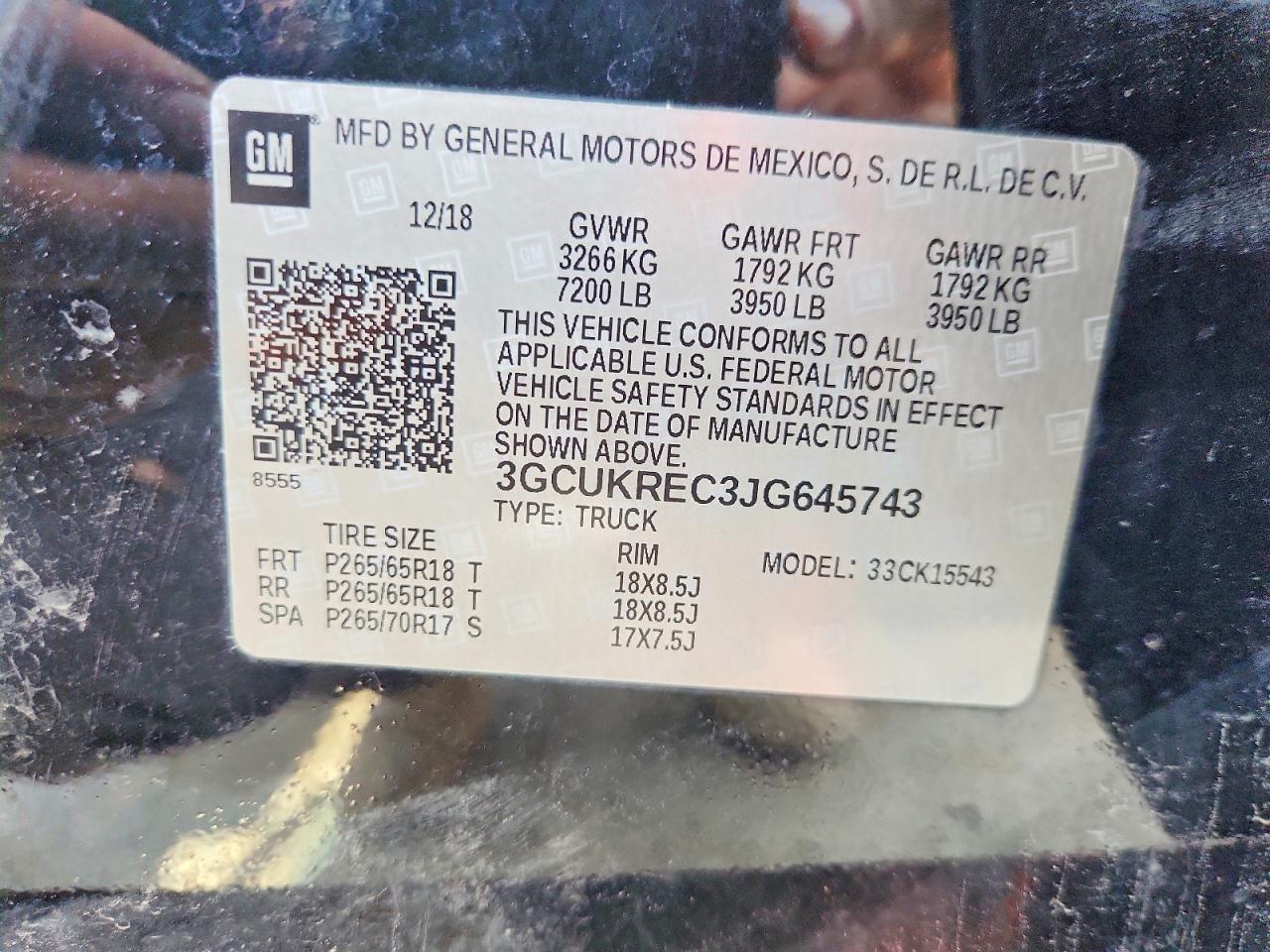 2018 Chevrolet Silverado K1500 LT