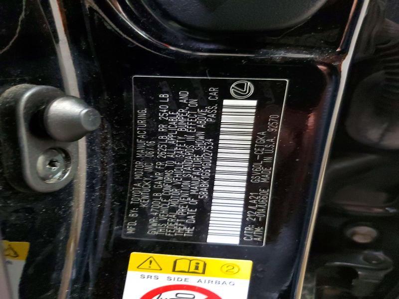 2016 Lexus Es 350