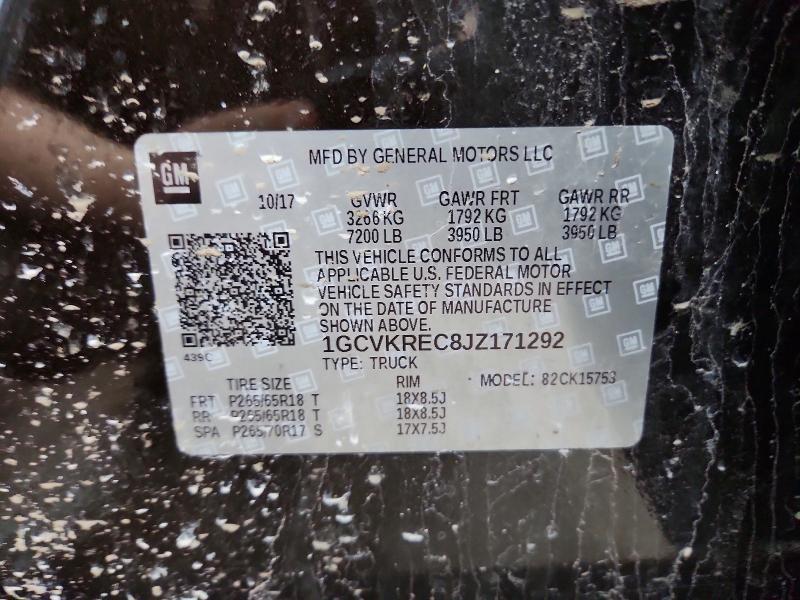 2018 Chevrolet Silverado K1500 LT