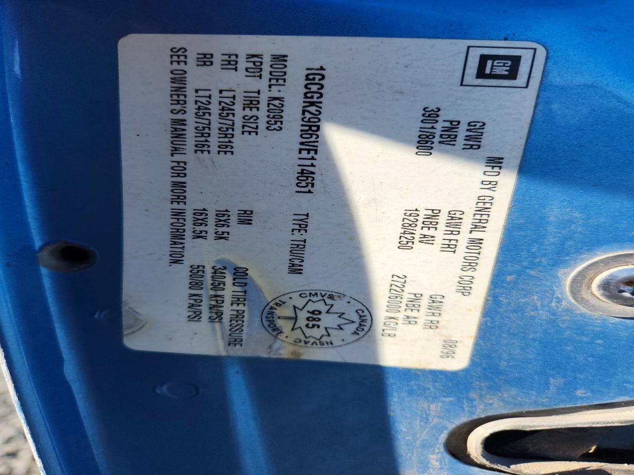 1997 Chevrolet GMT-400 K2500