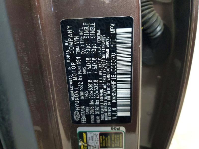 2014 Hyundai Santa fe gls