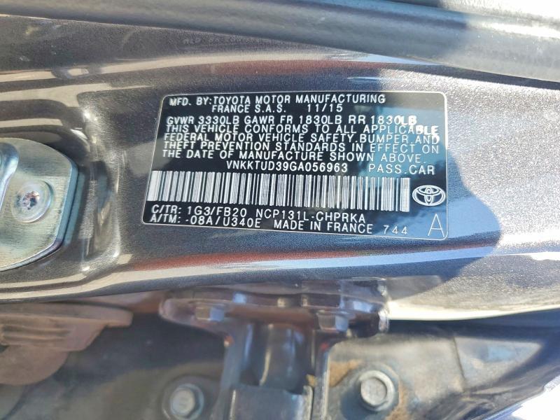 2016 Toyota Yaris 5-door le