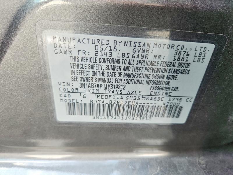 2018 Nissan Sentra s