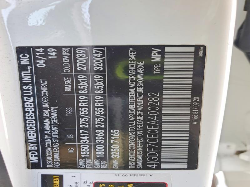 2014 Mercedes-Benz Gl 450 4matic