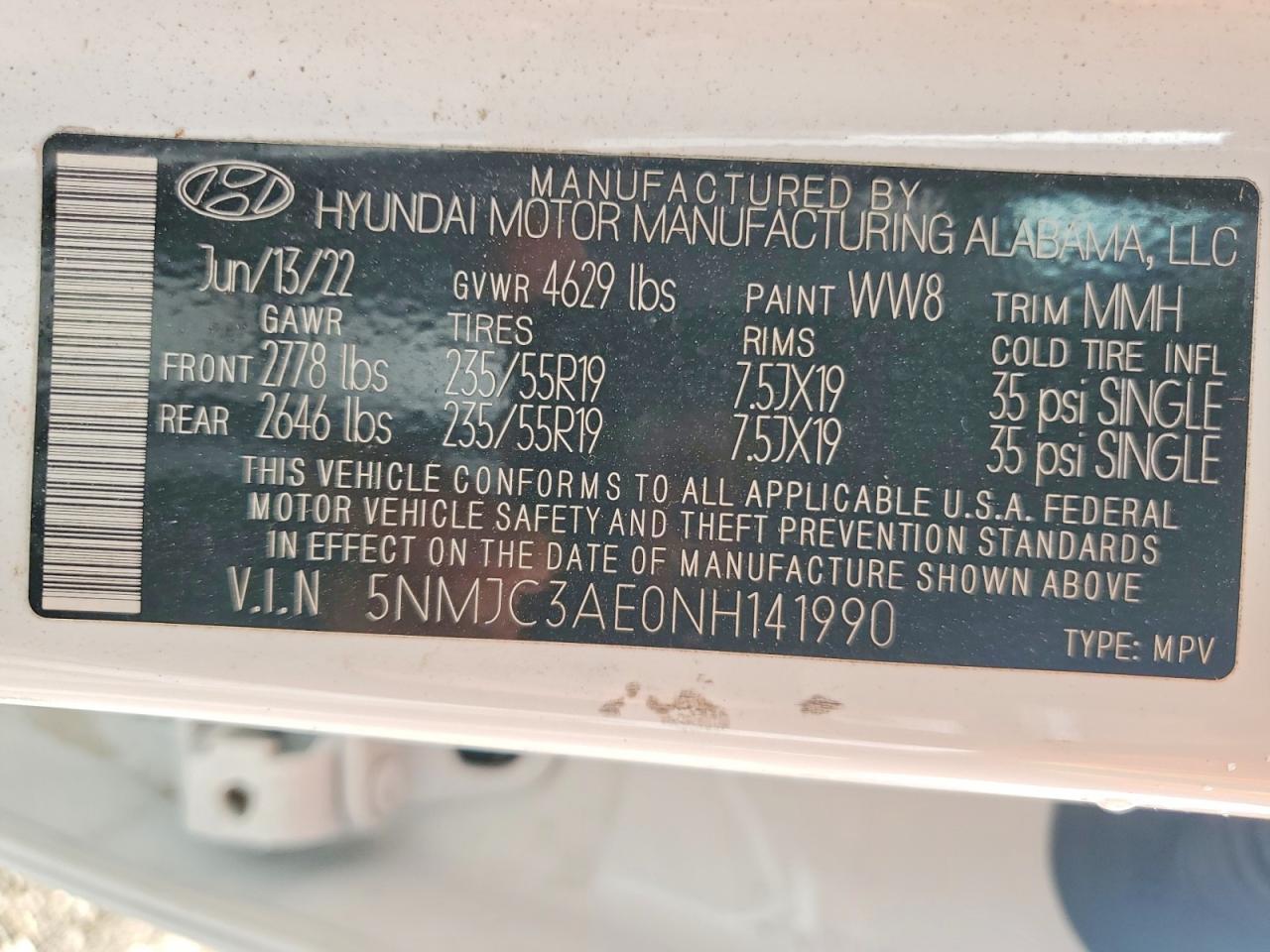 2022 Hyundai Tucson sel