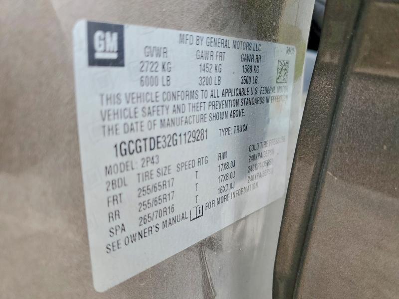 2016 Chevrolet Colorado Z71