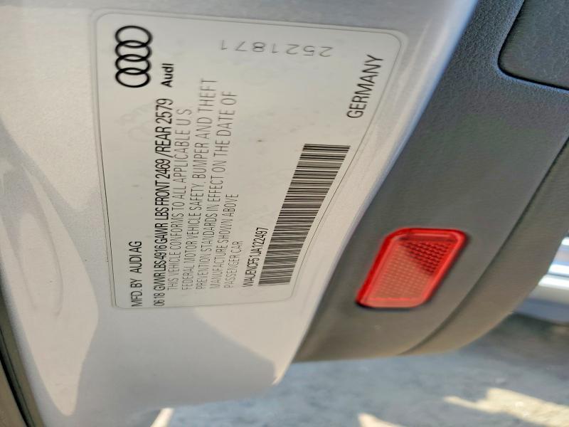 2018 Audi A5 Premium Plus S-line