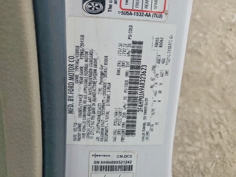 2010 Ford Fusion sel