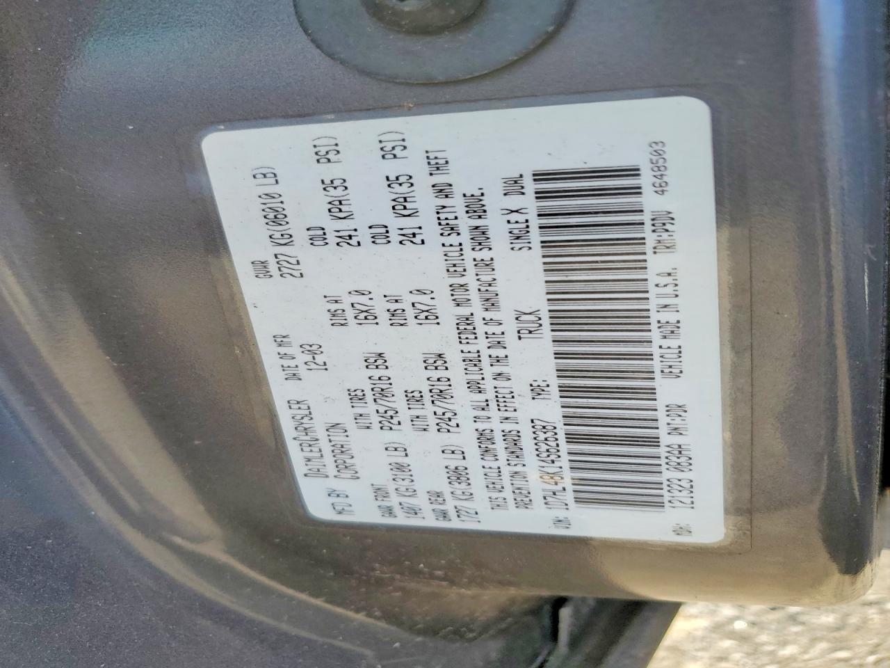 2004 Dodge Dakota Quad SLT