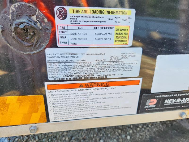 2023 Interstate West Corporati VICT716TA2 Enclosed Cargo Trailer