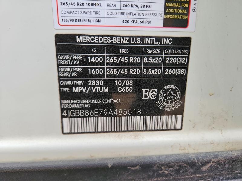 2009 Mercedes-Benz Ml 350