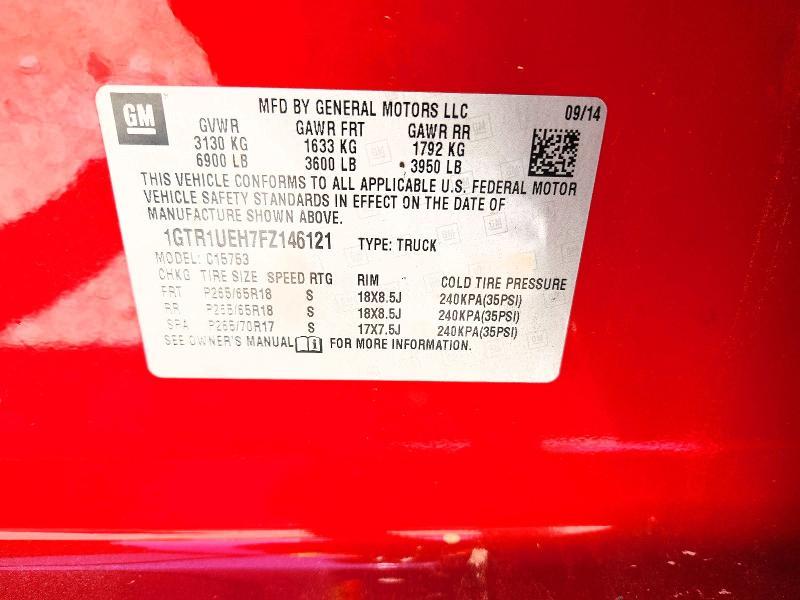 2015 GMC Sierra C1500 sle