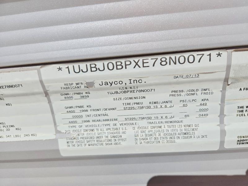 2014 Jayco Jayflight Camper
