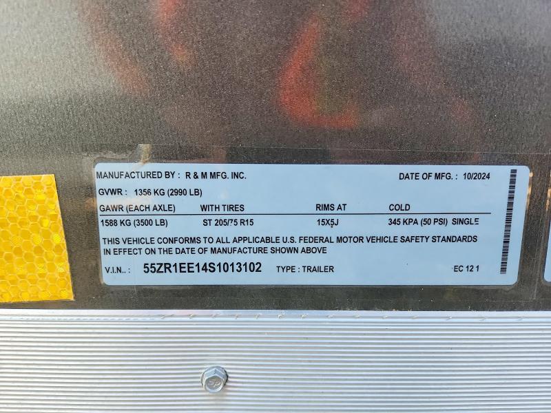 2025 R&M Enclosed-Enclosed Cargo Trailer