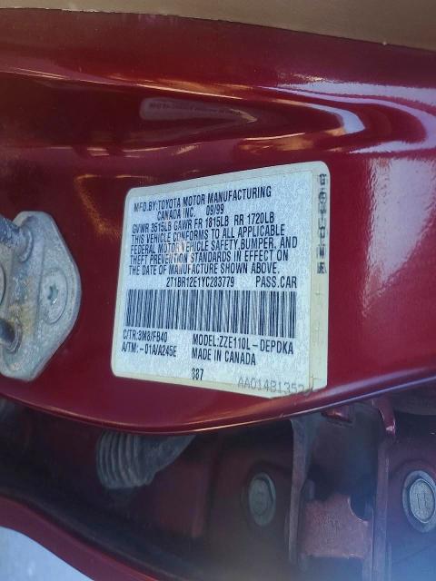 2000 Toyota Corolla ve