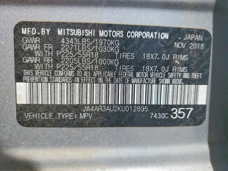 2019 Mitsubishi Outlander Sport es