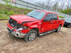Salvage cars for sale from Copart Davison, MI: 2012 Ford F150 Supercrew