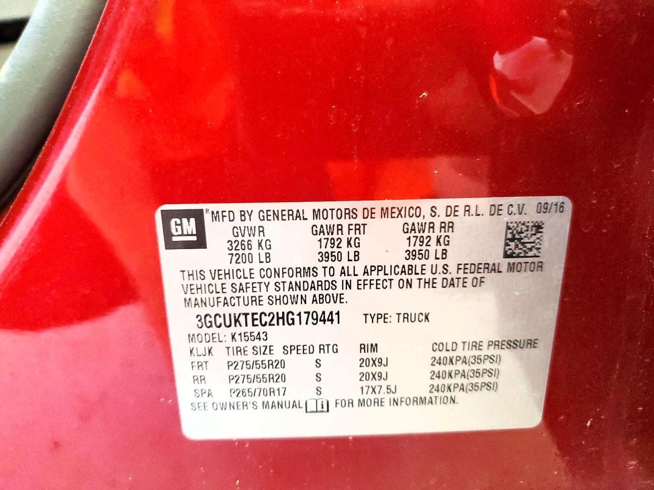 2017 Chevrolet Silverado K1500 High Country