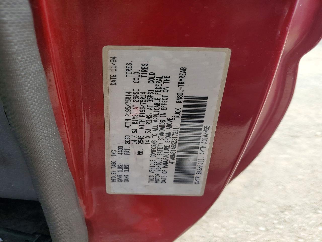 1995 Toyota Pickup Base