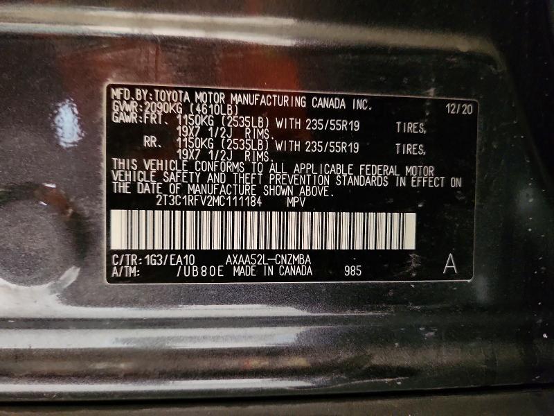 2021 Toyota Rav4 xle Premium