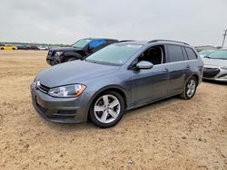 Volkswagen salvage cars for sale: 2015 Volkswagen Golf Sportwagen tdi s