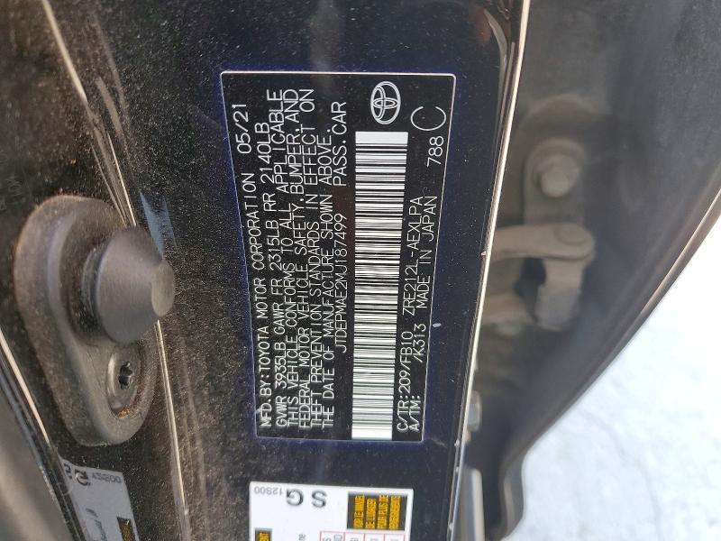 2021 Toyota Corolla le