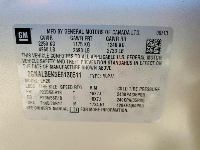 2014 Chevrolet Equinox lt