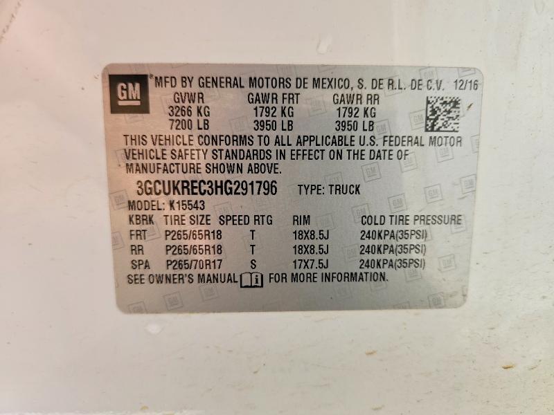 2017 Chevrolet Silverado K1500 LT