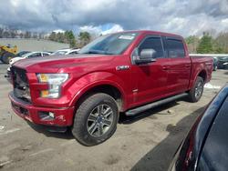 Salvage cars for sale from Copart Exeter, RI: 2016 Ford F150 Supercrew
