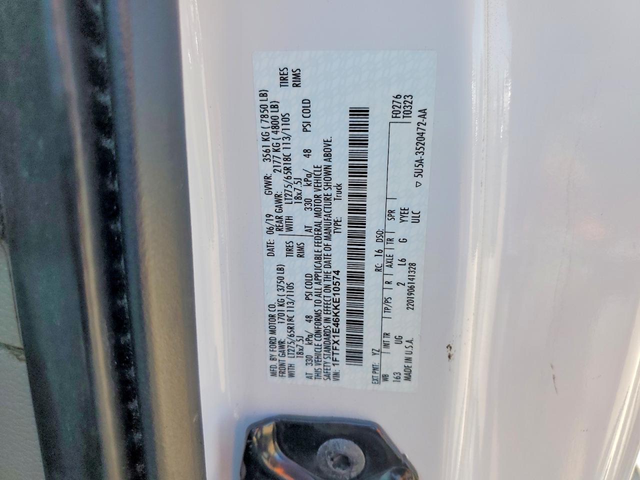 2019 Ford F150 Super Cab