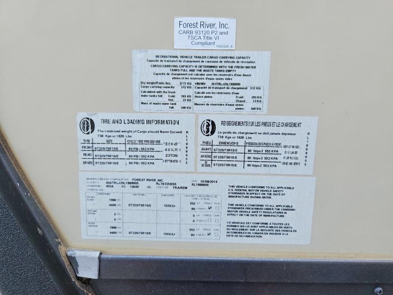 2020 Foresriver RLT8335BSS