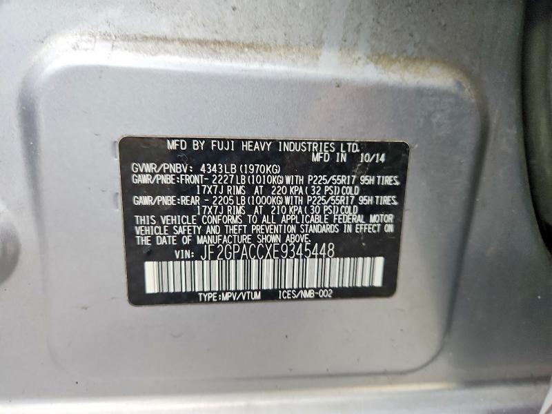 2014 Subaru Xv Crosstrek 2.0 Premium