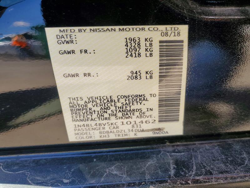 2019 Nissan Altima 2.5 s