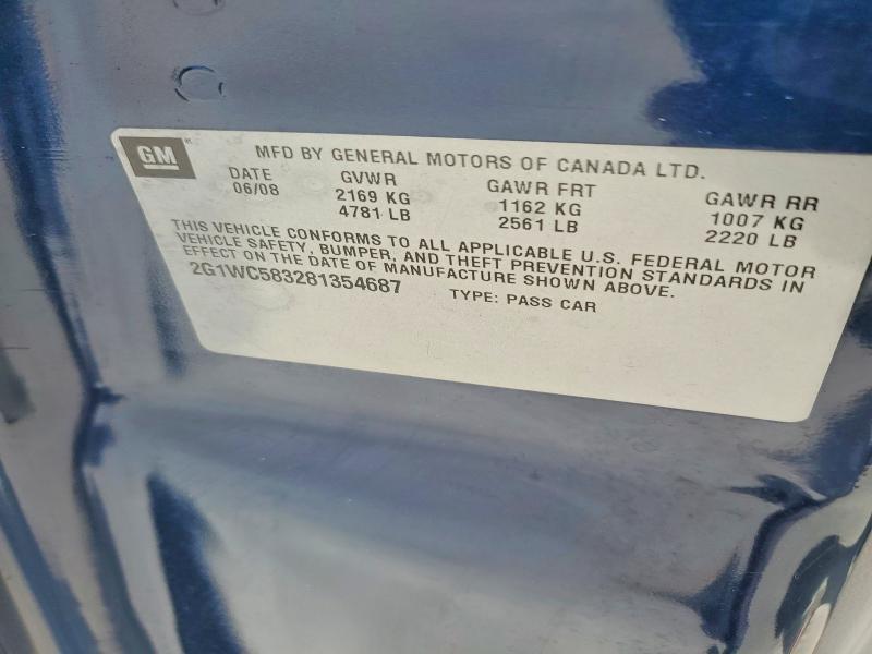 2008 Chevrolet Impala lt