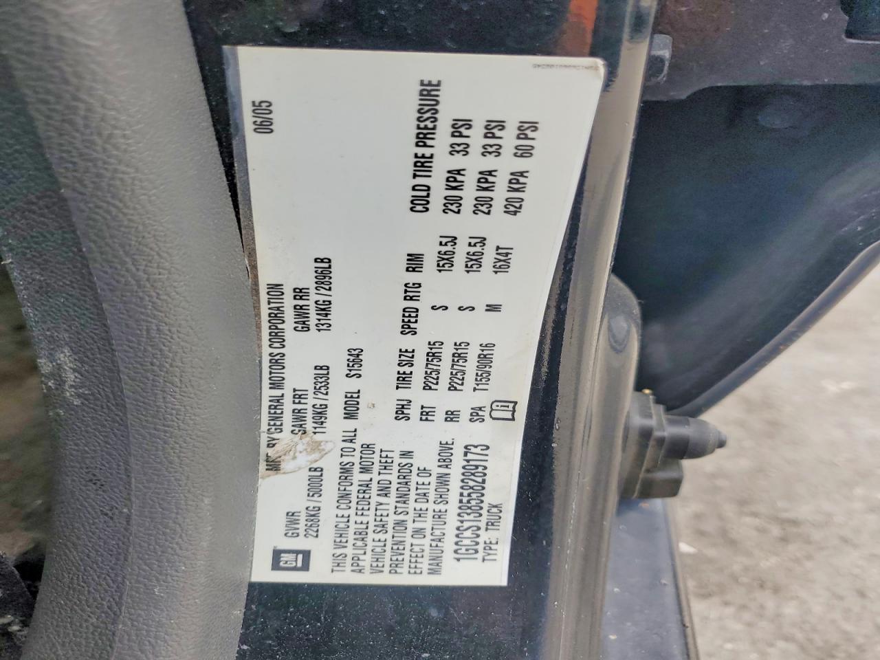 2005 Chevrolet Colorado