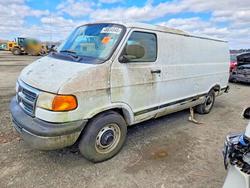 Dodge salvage cars for sale: 2002 Dodge Ram van 2500 Utility / Service van