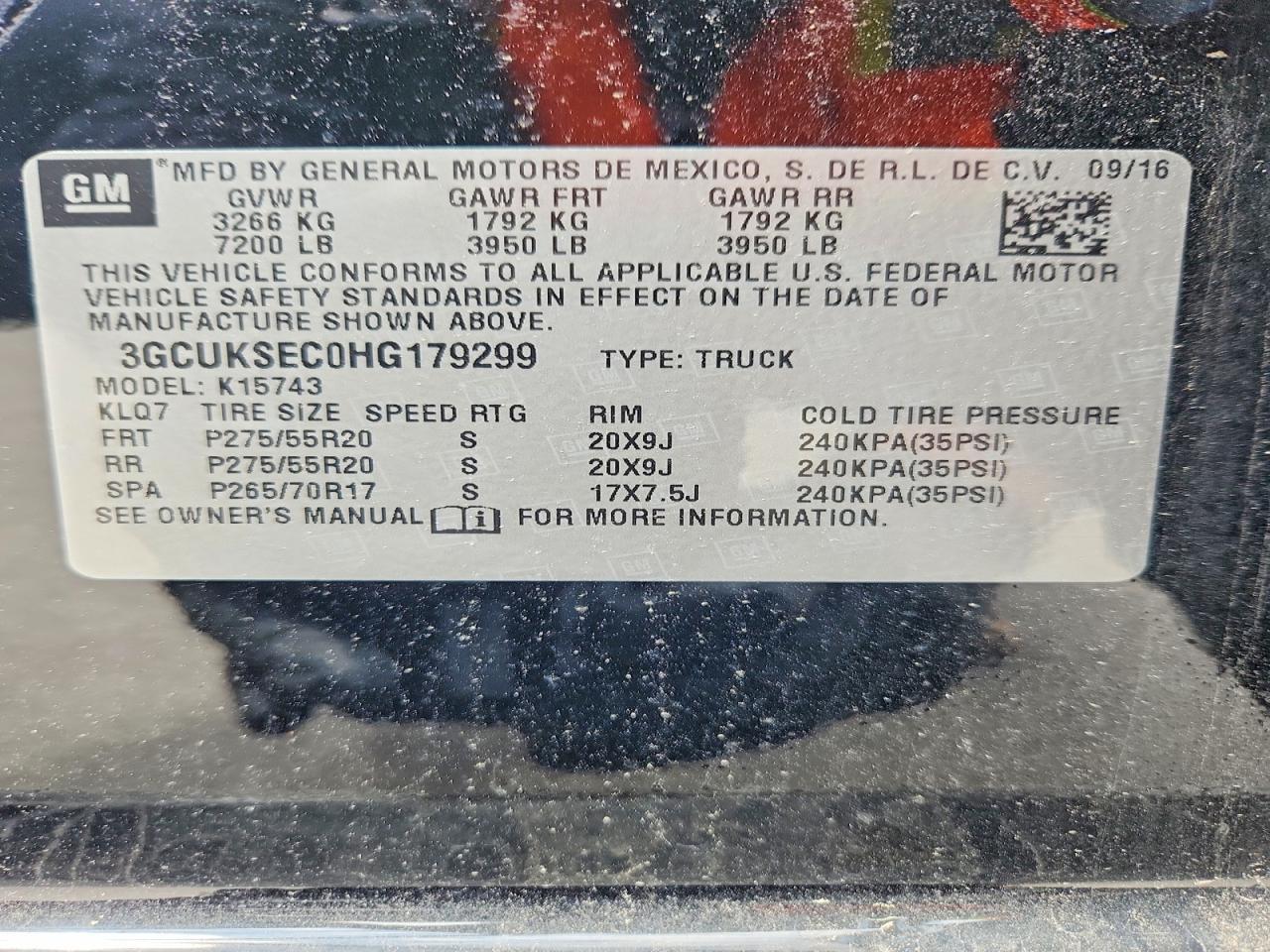 2017 Chevrolet Silverado K1500 LTZ