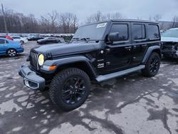 Jeep Wrangler salvage cars for sale: 2018 Jeep Wrangler Unlimited Sahara