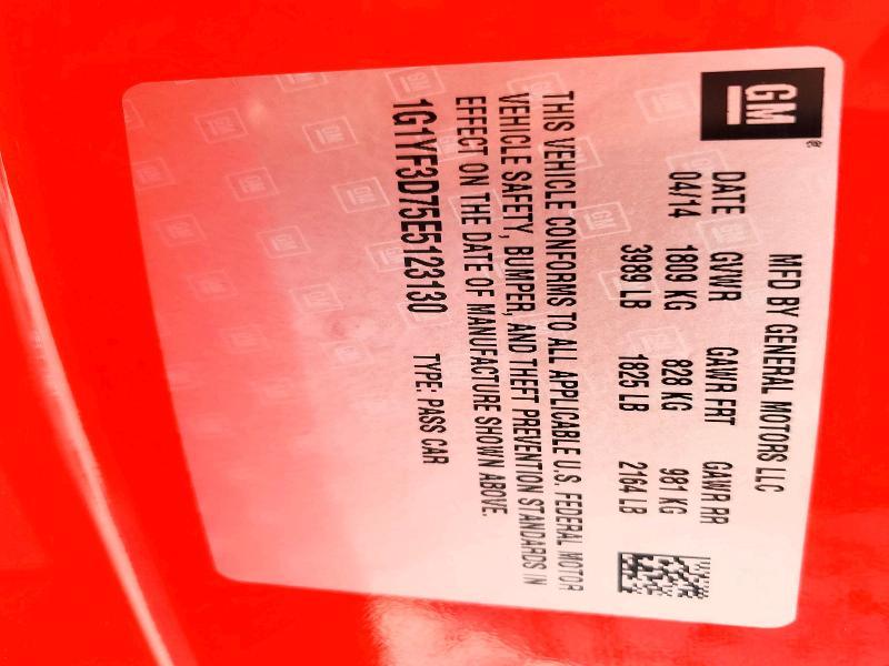 2014 Chevrolet Corvette Stingray 3LT