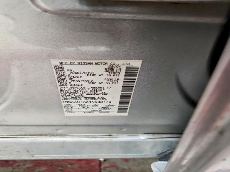 2004 Nissan Titan XE