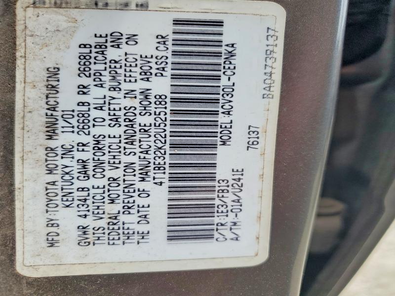 2002 Toyota Camry le