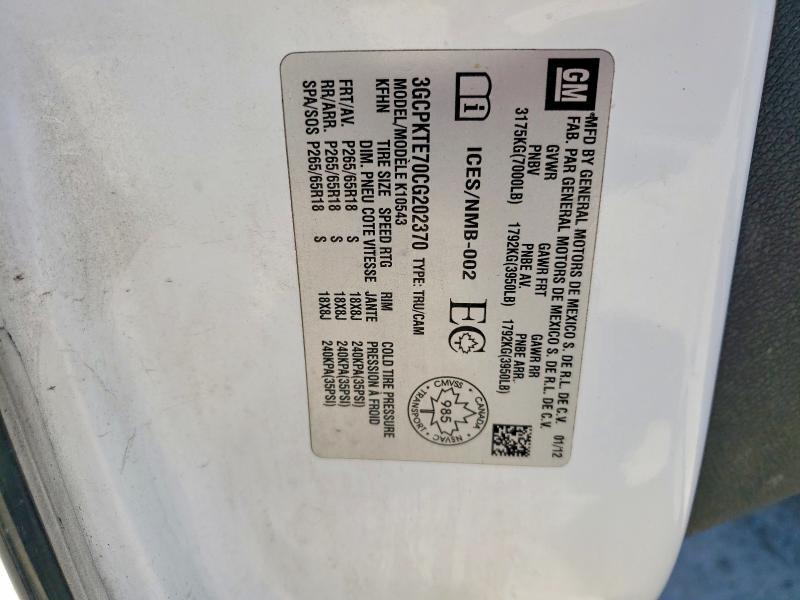 2012 Chevrolet Silverado K1500 LTZ