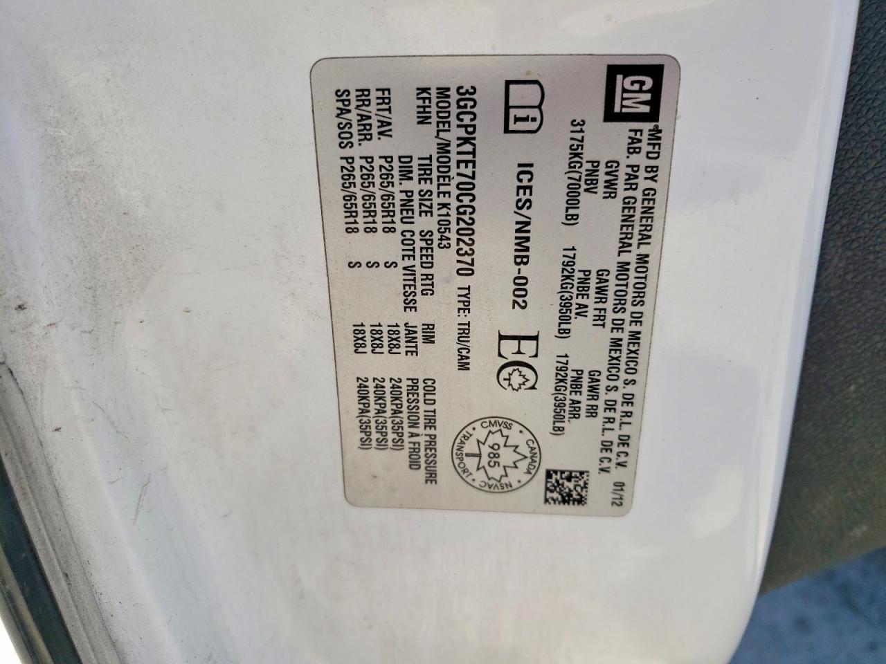 2012 Chevrolet Silverado K1500 LTZ