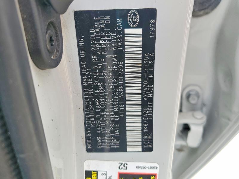 2022 Toyota Camry se