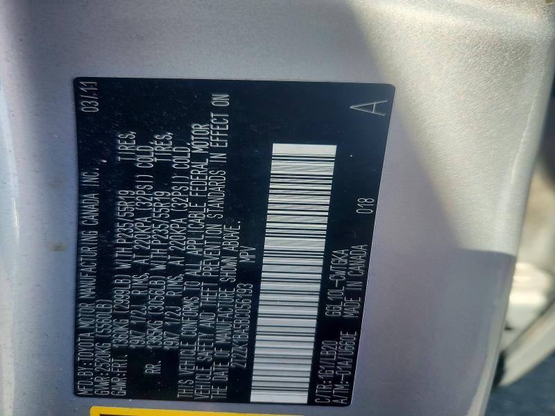 2011 Lexus Rx 350 Base