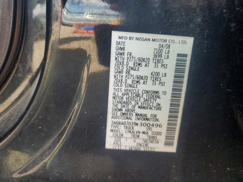 2009 Nissan Titan XE FFV